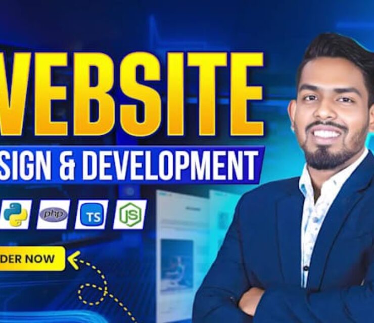 I will develop custom business website, full stack website development