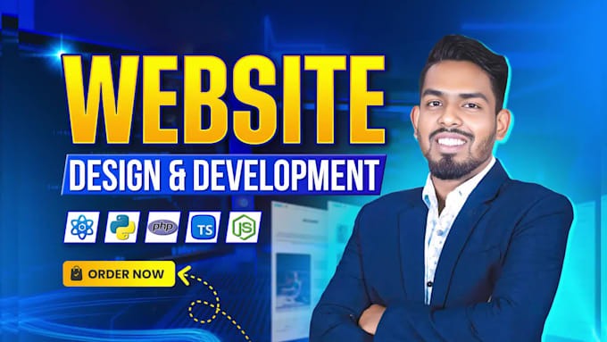 I will develop custom business website, full stack website development