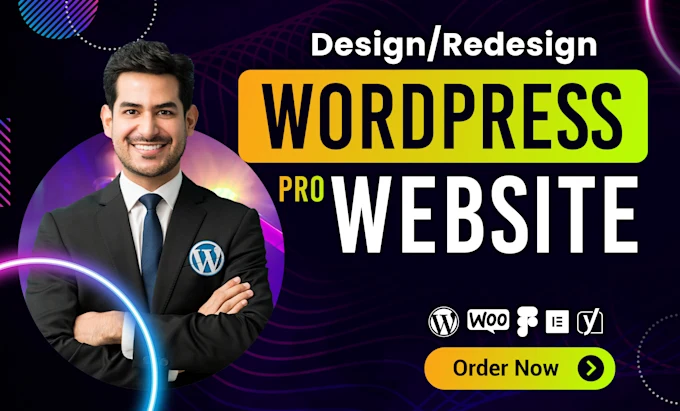I will create a professional WordPress website for your business