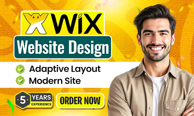 I will build wix website, design wix or redesign wix website for your business